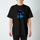 Yoru.MaruのNeon海月 スタンダードTシャツ