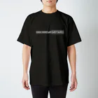 ドコデモモタード*DOCOMOTAのDOCODEMO MOTARD THE SIMPLE TYPO ホワイトレター スタンダードTシャツ