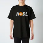 CryptoCurrencyCircleのHODLシリーズ(BTCロゴ) スタンダードTシャツ