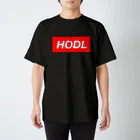 CryptoCurrencyCircleのHODLシリーズ(RED&WHITE) スタンダードTシャツ