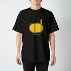 めんづくりのANGRY CAT(white T-shirt) Regular Fit T-Shirt