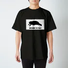 カピ族の集いのカピバラになりたい(白背景あり) スタンダードTシャツ