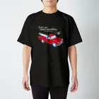 なかむらりか商店のトラック猫　白文字 Regular Fit T-Shirt