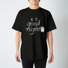 8garage SUZURI SHOPのもうGoodNight（白） Regular Fit T-Shirt