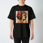 Grazing Wombatのfunky Lady 60's style Regular Fit T-Shirt