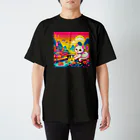 Phakchimintの猫とネオン Regular Fit T-Shirt