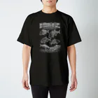 猫と釣り人のFishing_S5_W スタンダードTシャツ