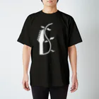 ほっぺた(o・ω・♥)のTシャツやさんのしゃっく応援シリーズ(白) Regular Fit T-Shirt