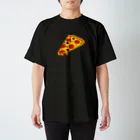 necocoaの3Dドット ボクセル ピザ Regular Fit T-Shirt