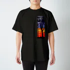 13's SHOPの油彩画『黄昏れ』 スタンダードTシャツ