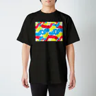 伊豆見のえびおさかなれもんの柄 Regular Fit T-Shirt