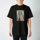 narudahausの落ち着きのある猫 Regular Fit T-Shirt