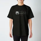 すずきいときちの見ニャい、言わニャい、聞かニャい(白線) Regular Fit T-Shirt