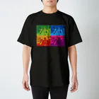 グローリーキャッチの野良犬の戯れ Regular Fit T-Shirt