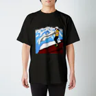 山とTシャツの山小屋布団干し Regular Fit T-Shirt