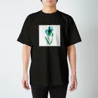 つゆりのemerald flower Regular Fit T-Shirt