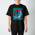 WAMI ARTのタツと「ア」(ヲシテ文字) スタンダードTシャツ