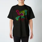 Mandarino.sessoのカエル　ネオン スタンダードTシャツ