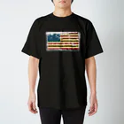 Number8（ナンバーエイト）の星条旗デザイン Regular Fit T-Shirt