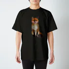 gomaphのふさ尾っぽキタキツネ スタンダードTシャツ