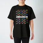 itsumokotsumoの虹色CHAINSAW スタンダードTシャツ