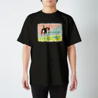 イラストカフェ（ビーグル）のレトロブリキ看板風★ビーグル スタンダードTシャツ