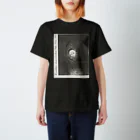 PALA's SHOP　cool、シュール、古風、和風、のThe marsh flower, a human and sad head, Odilon Redon, 1885 スタンダードTシャツ