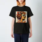 Grazing Wombatのfunky Lady 60's style Regular Fit T-Shirt