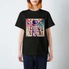 kenryo ai☆の宇宙の人 Regular Fit T-Shirt