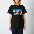Drecome_Designの 紅富士波乗写楽 スタンダードTシャツ