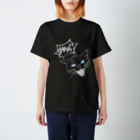 猫耳亭白猫の猫大好き人生ツアー(white) スタンダードTシャツ