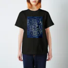 A pinch of saltの禁帯出(INDIGO) スタンダードTシャツ