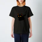 K(ケイ)@お仕事募集中のくろねこイラスト スタンダードTシャツ