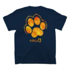 WebArtsの肉球をモチーフにしたオリジナルブランド「nikuQ」（犬タイプ）です スタンダードTシャツの裏面