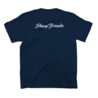 ひつじりるたのsheepfriends(シープ＆リボンお家へ帰ろう) スタンダードTシャツの裏面