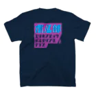 YHBC(由利本荘ボルダリングクラブ)のYHBC バックプリントTee(ブルー字) Regular Fit T-Shirtの裏面