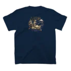 海賊猫 cocoのジャンヌ・ダルク 星空 女性 騎士 アンティーク風  スタンダードTシャツの裏面