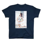 ネタのタネの全裸少女Tシャツ（flower） Regular Fit T-Shirt