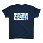 天宮エリカのblue pansy Regular Fit T-Shirt