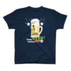 イラスト MONYAAT の両面プリント トニカクBEER!DA  スタンダードTシャツ