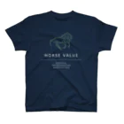 Horse ValueのHorse Value　Tシャツ　ネイビー スタンダードTシャツ