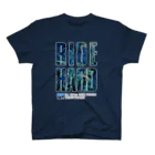 Bikeman_Enduro_ChannelのG-NET OFFICIAL GOODS RIDE HARD BLUE DARK Regular Fit T-Shirt