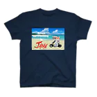 かわいいにゃんことワンコの絵のお店のにゃんこライダース Regular Fit T-Shirt