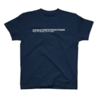 勝手に i cube チャンネルの酒の一滴 二か国語Ver, 白文字 スタンダードTシャツ