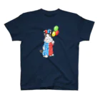 Ａｔｅｌｉｅｒ　Ｈｅｕｒｅｕｘのサーカスにゃんこ　風船ピエロ Regular Fit T-Shirt