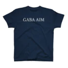 何屋未来 / なにやみらいのGABA AIM 白文字 スタンダードTシャツ