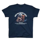 kazu_gのロボットバイク便(濃色用) スタンダードTシャツ