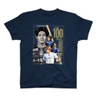 鹿児島ユナイテッドFC SUZURI公式ショップの田中渉選手 Jリーグ通算100試合出場達成記念 スタンダードTシャツ