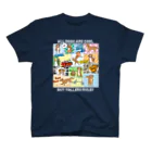 ケパ家のトーラーさんのアメコミ風シャツ 白字 Regular Fit T-Shirt