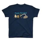 Code for CATのCode for CAT ながいしっぽ スタンダードTシャツ